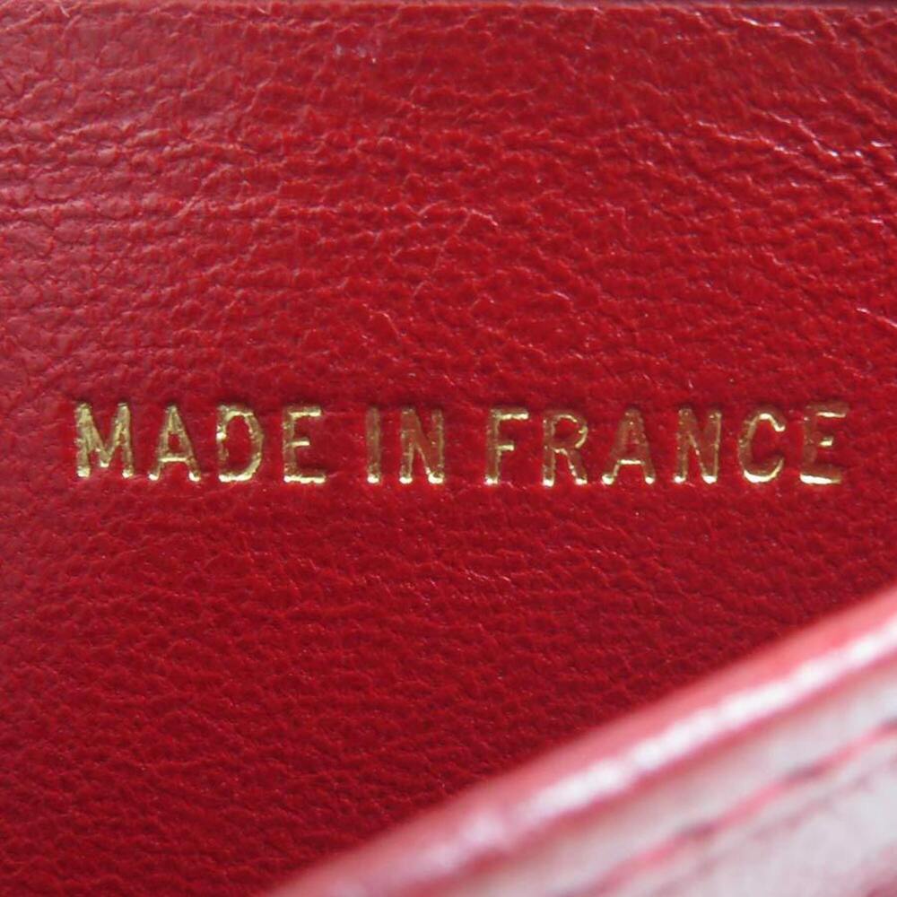 CHANEL Red Leather Wallet - Picture 7 of 8